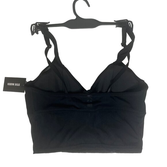 Steve Madden Corset Bra Womens Black Size 36B New - Picture 2 of 9